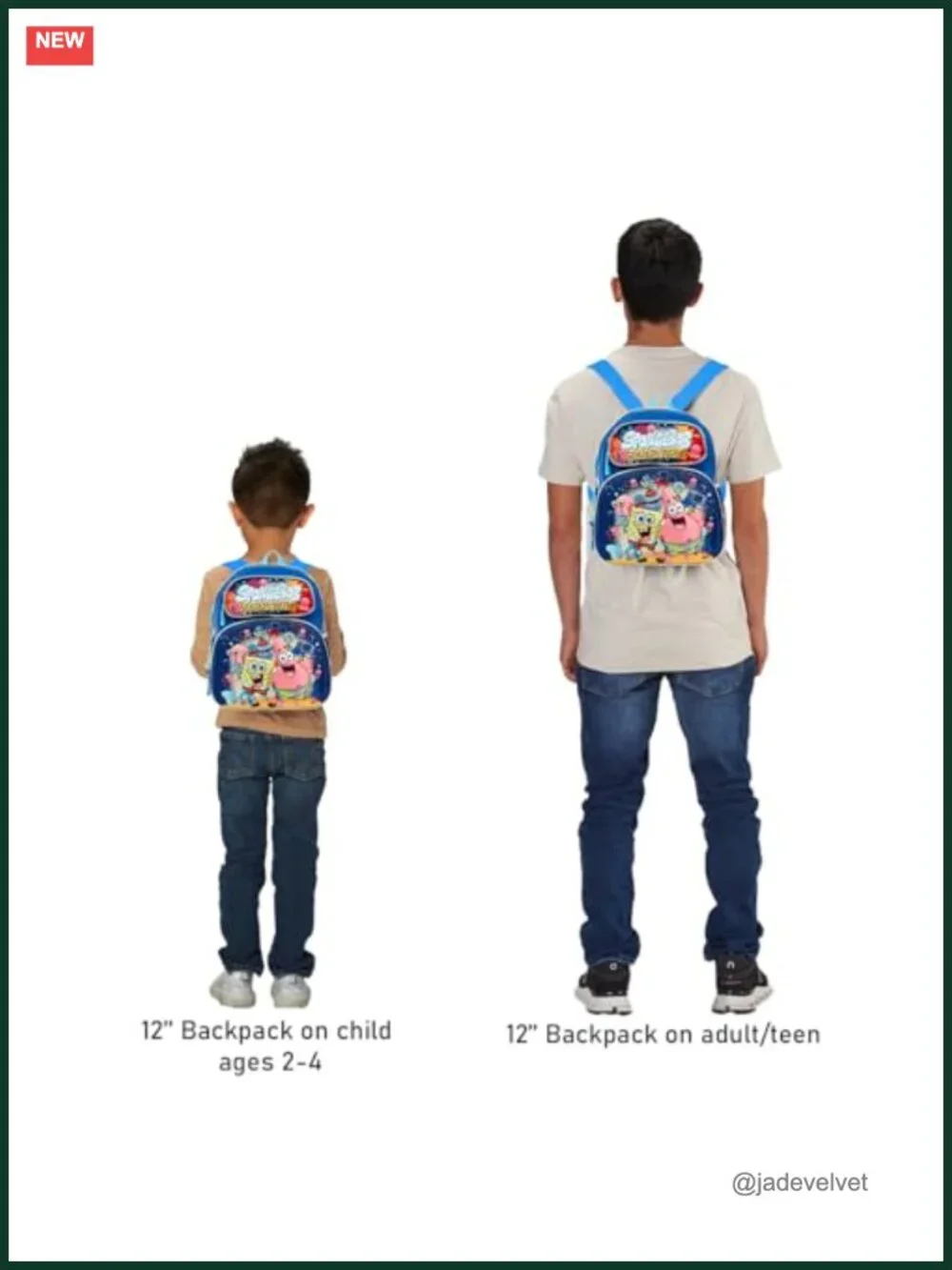 SpongeBob SquarePants Mini Backpack Bundle with Stickers for Kids